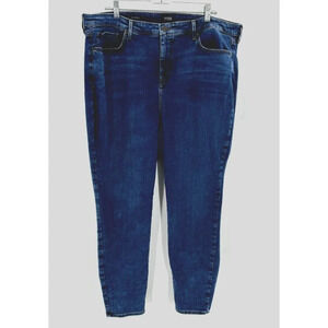 NYDJ‎ Ami Skinny LiftTuck Button Zip Fly Casual Jeans 20W Plus Sz Blue w Pockets